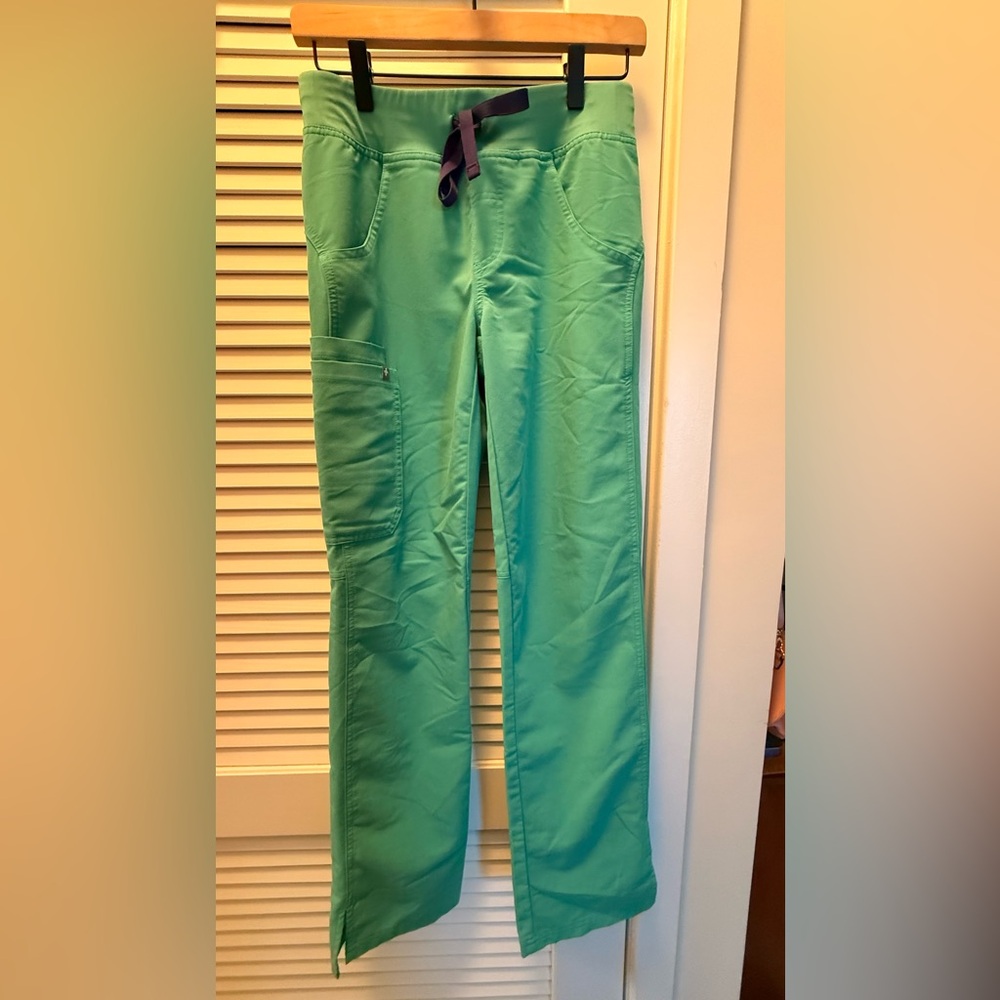 Figs Surgical Green Kade Scrub Pants XXS Blue Drawstring